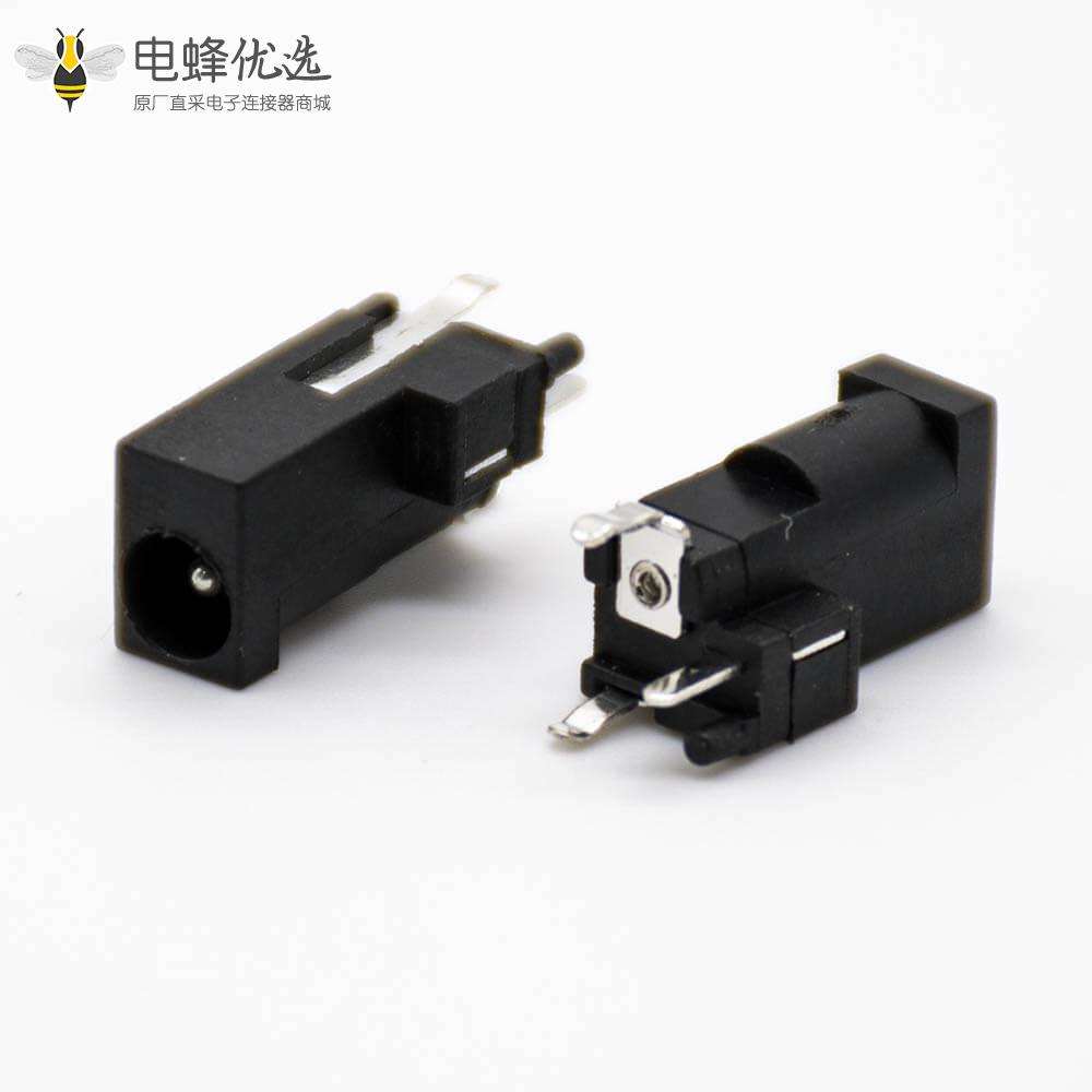 电源连接器不带屏蔽直式贴片焊接插孔公头直式DC插座