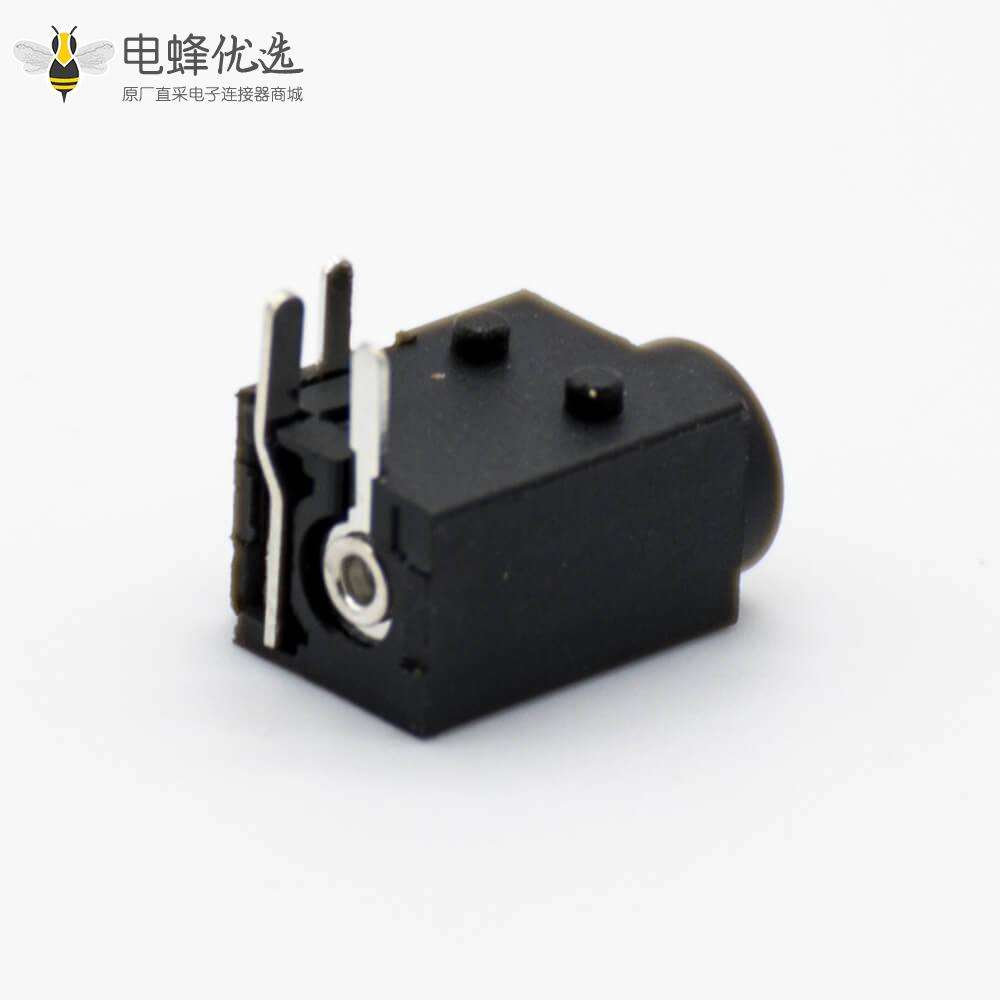 插座电源接口公座插孔贴片焊接弯式4.0*1.65毫米不带屏蔽DC连接器