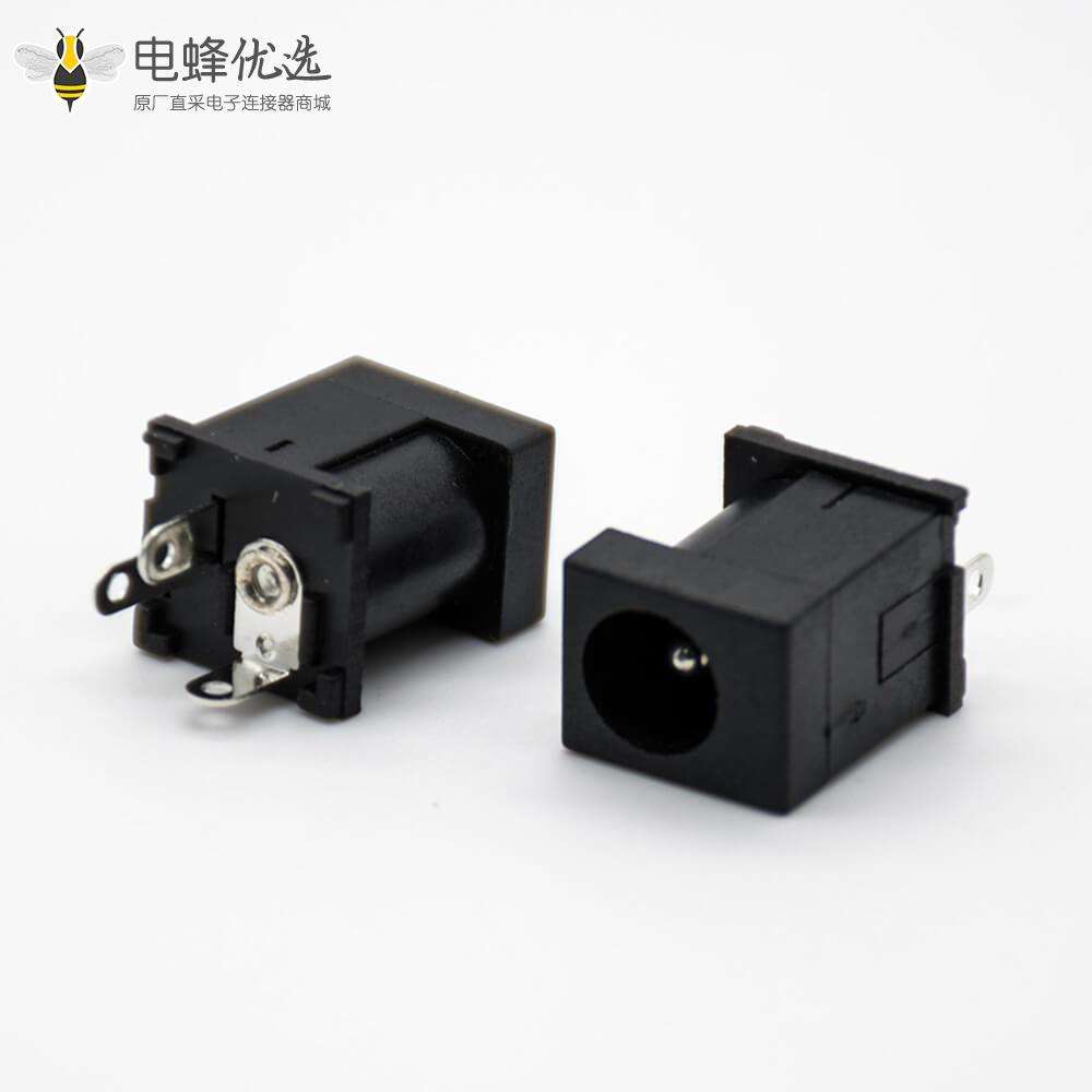 立式DC插座公不带屏蔽插孔贴片焊接直式5.5*2.1毫米电源连接器