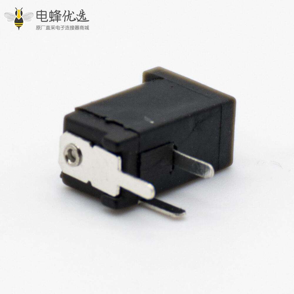 插座电源接口公座不带屏蔽插孔贴片焊接弯式5.5*2.0毫米DC连接器
