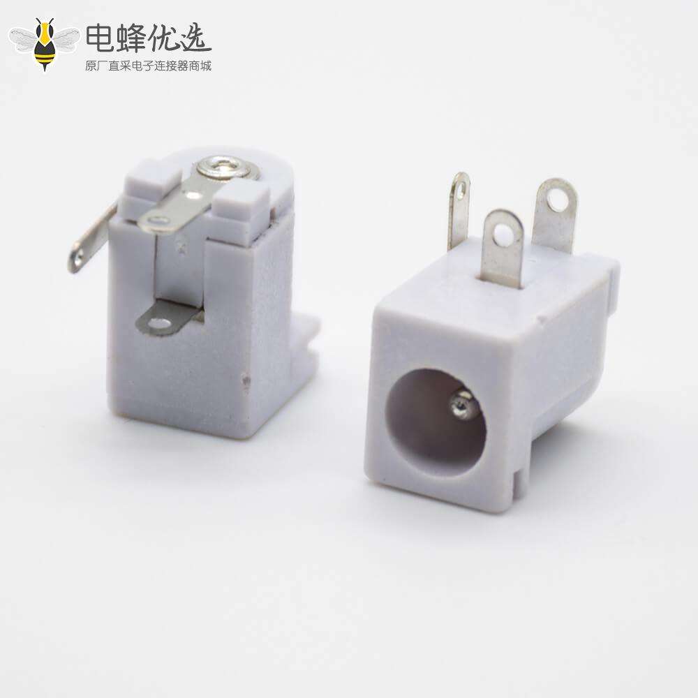电源接口插座公弯式插孔贴片焊接5.5*2.0毫米不带屏蔽DC连接器