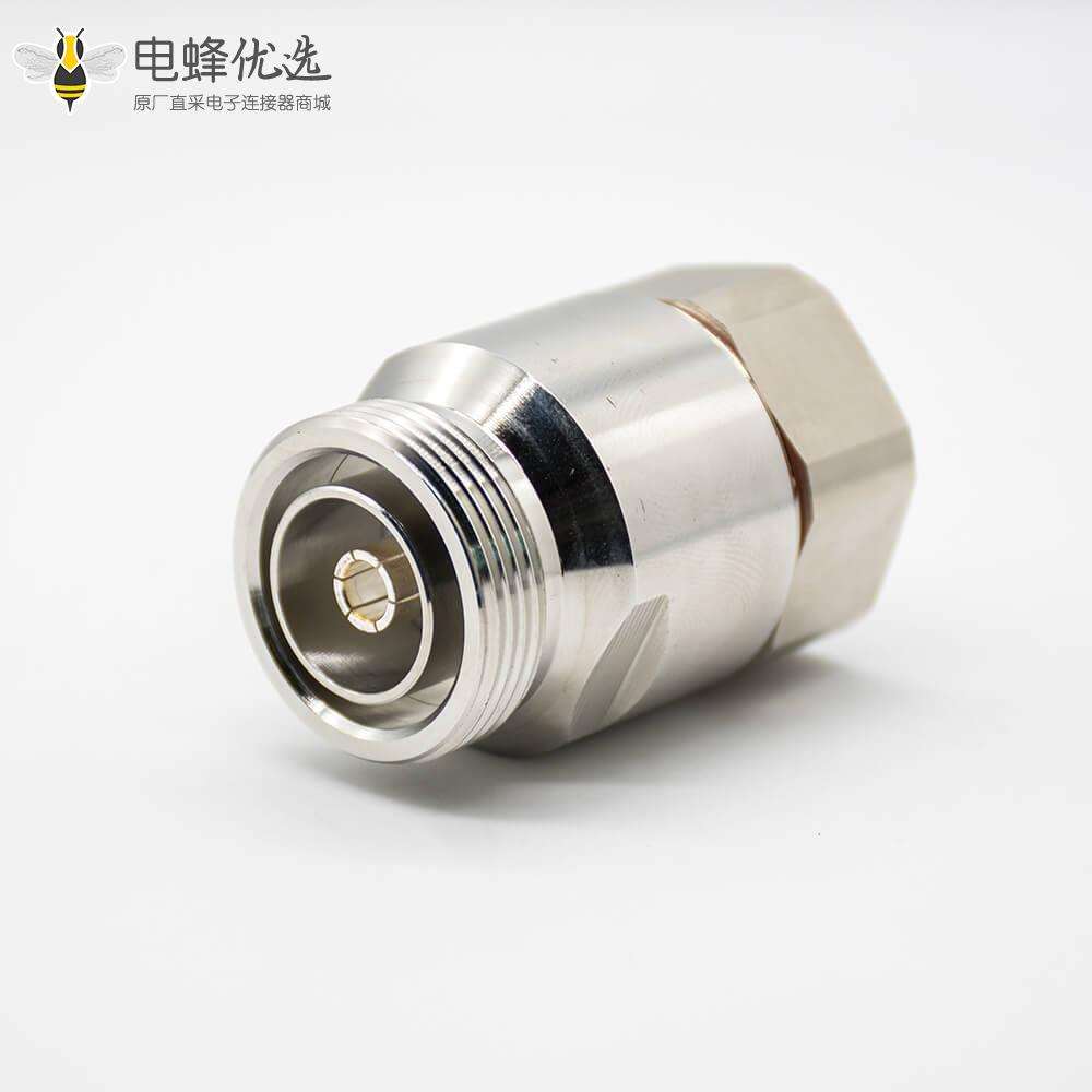 7-8馈线连接器DIN型母头DIN7/16直式焊接镀镍