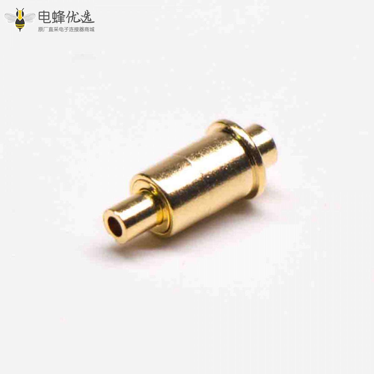 Pogo Pin针管异形系列单芯镀金插件式黄铜连接器