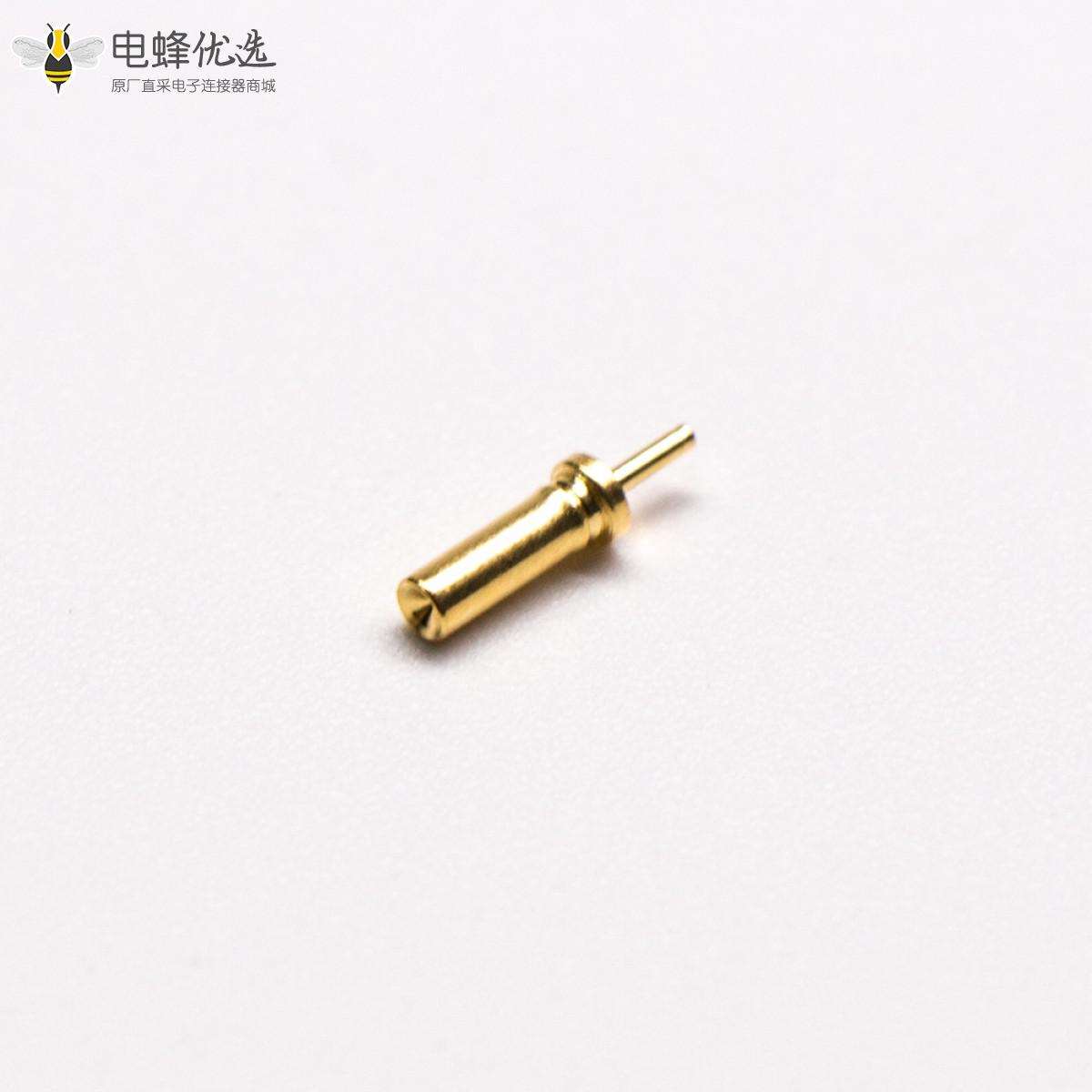 单头Pogo Pin镀金黄铜异形系列T型连接器