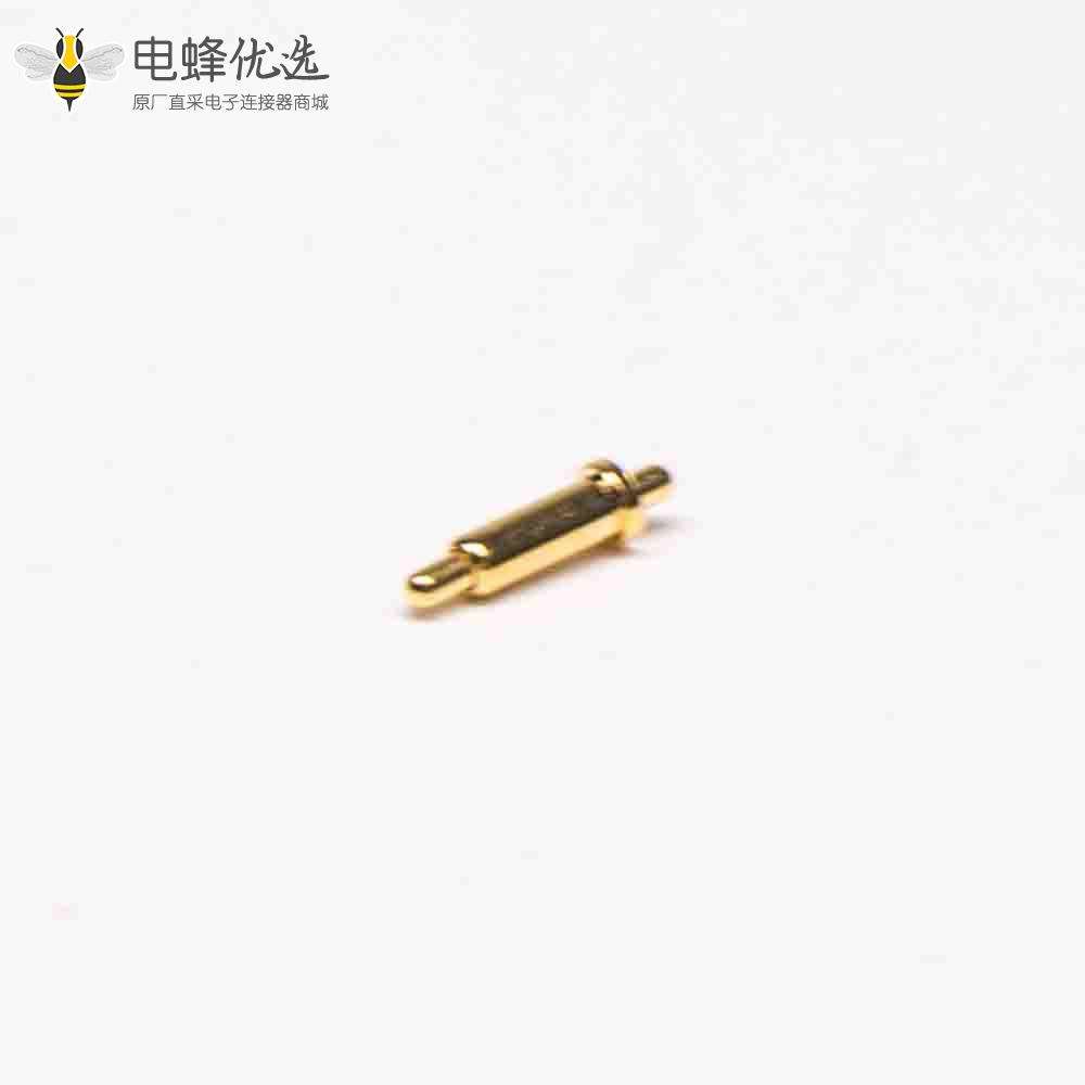 Pogo Pin小型弹簧针连接器黄铜镀金插件式异形系列