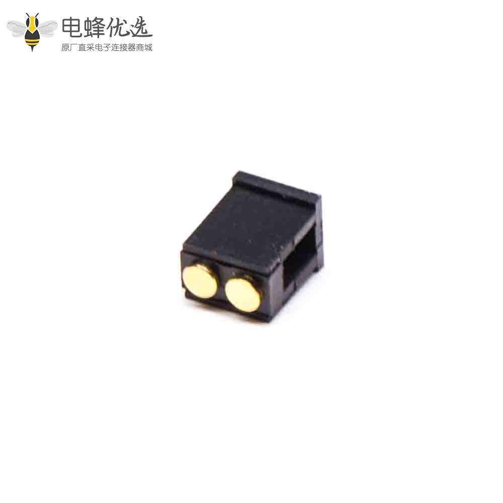 2Pin Pogo Pin连接器2.5MM间距R型侧放式单排普通单头