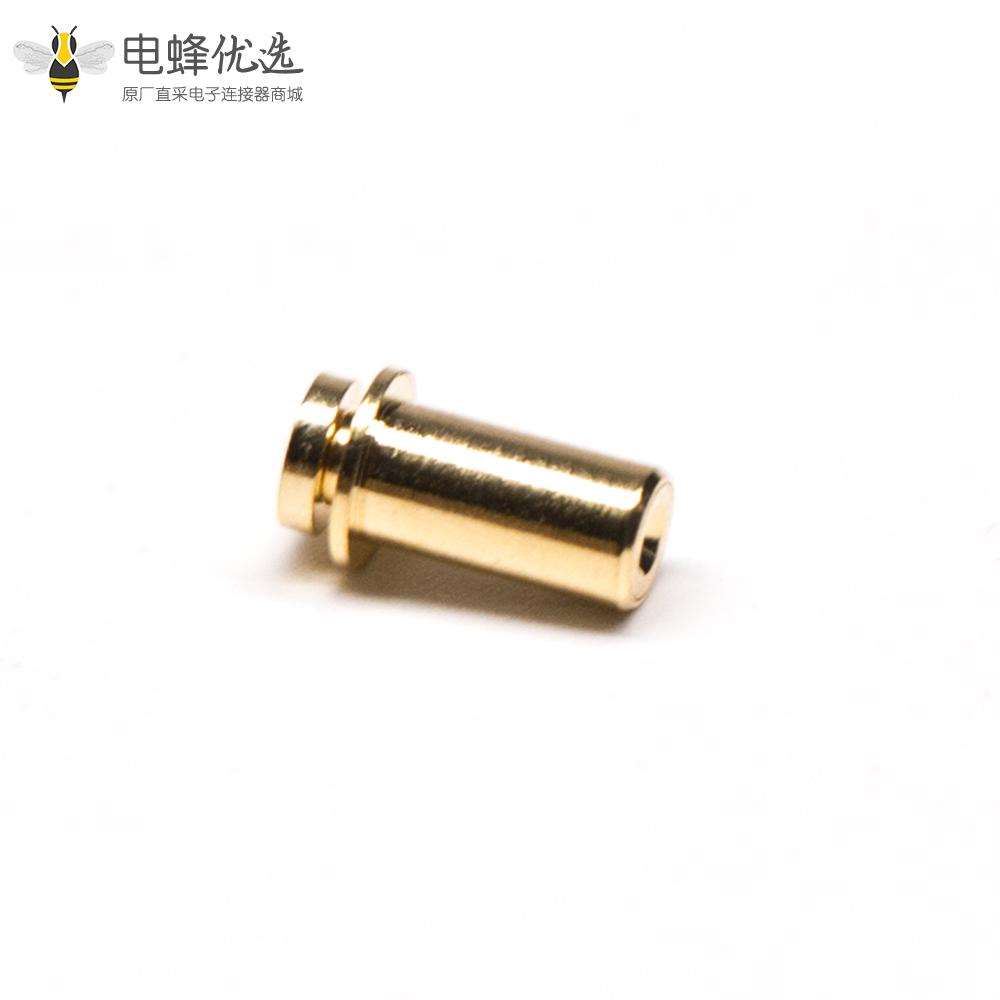 Pogo Pin单针连接器黄铜镀金直式异形系列P型