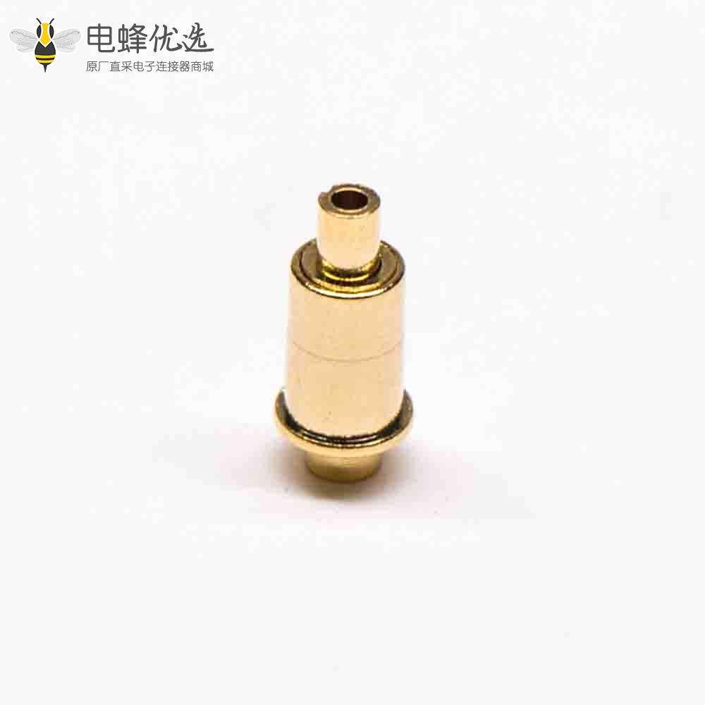 Pogo Pin针管异形系列单芯镀金插件式黄铜连接器