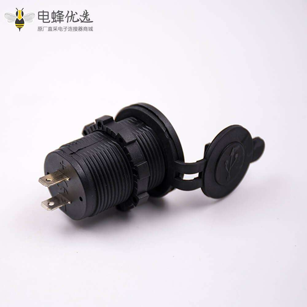 双USB接口车载充电器手机车充插座5V 2.1A