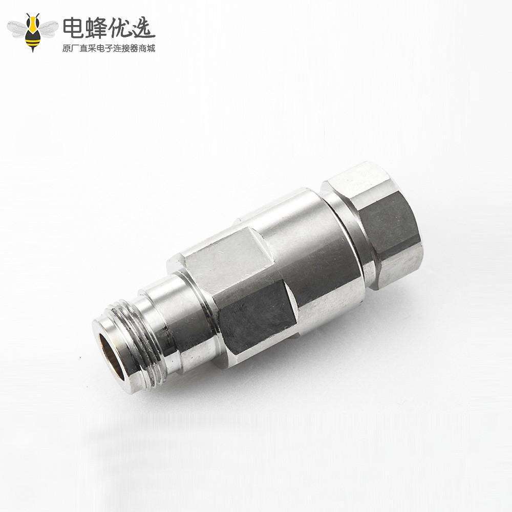 1/2母N型连接器直式螺母锁紧电缆