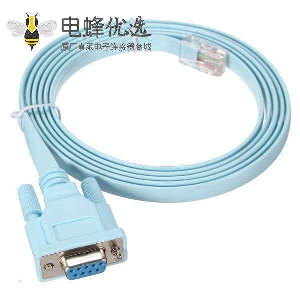 1.8M RJ45插头到D-SUB 9针公头线材连接器