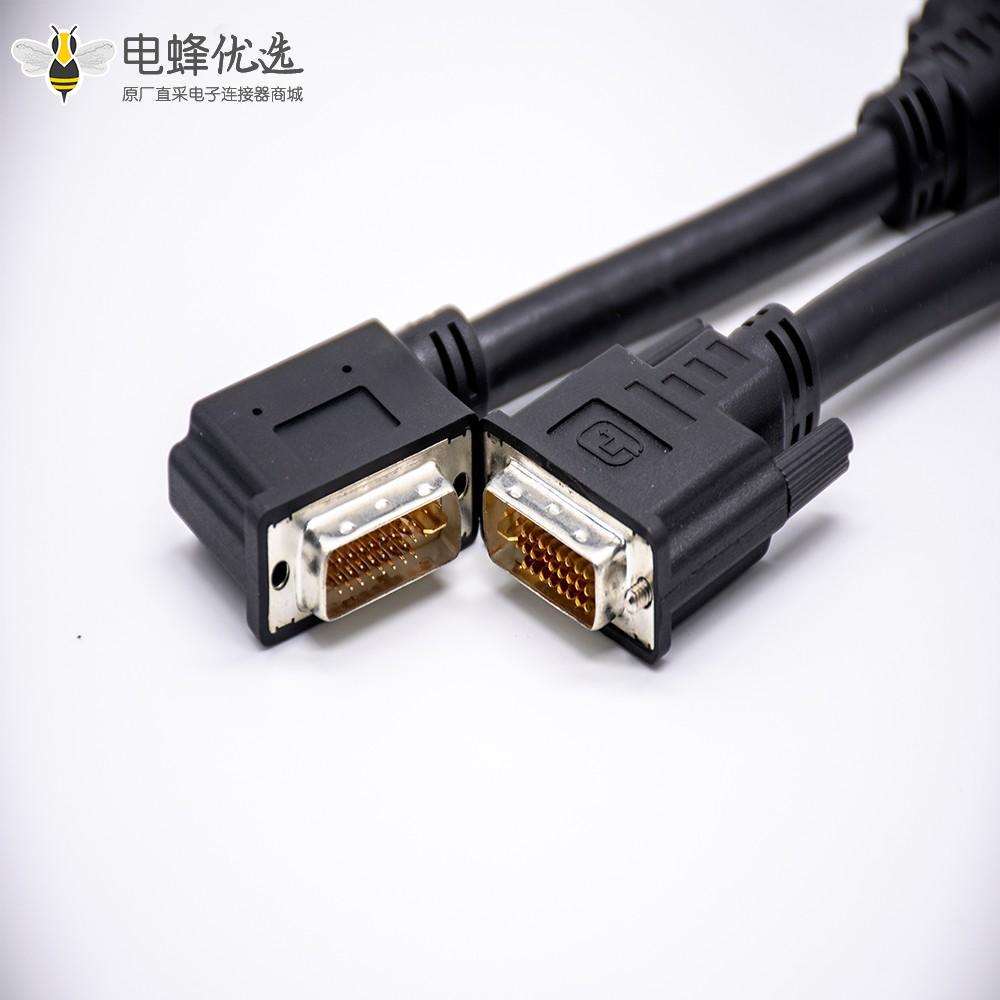 DP20针转接DVI 24 + 1针直式组装电缆1米