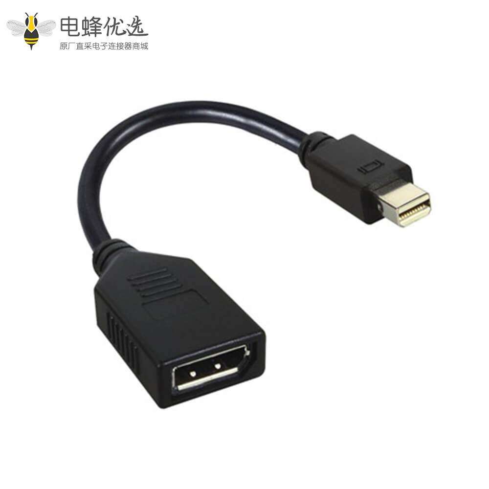 Mini Displayport线直式公头转DP母头0.5米转接线