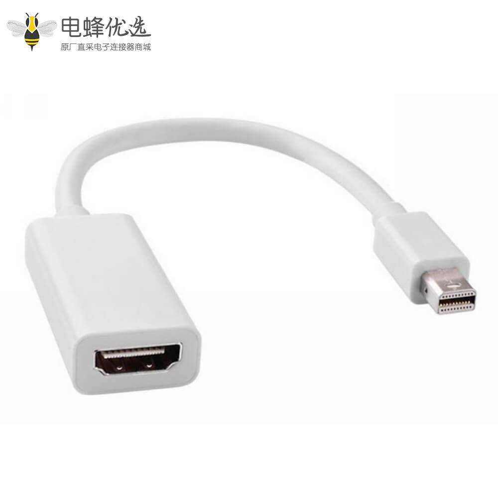 Mini+DisplayPort+转HDMI公转母转接线0.5米