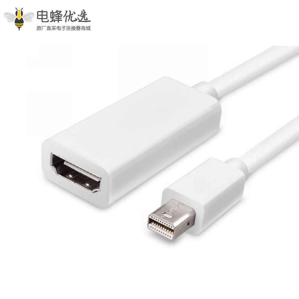 Mini+DisplayPort+转HDMI公转母转接线0.5米