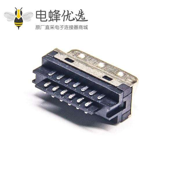 26PIN SCSI连接器HPDB公头直式焊接式接线