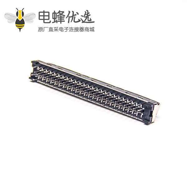 SCSI连接器100芯HPDB公头直式插板PCB板安装