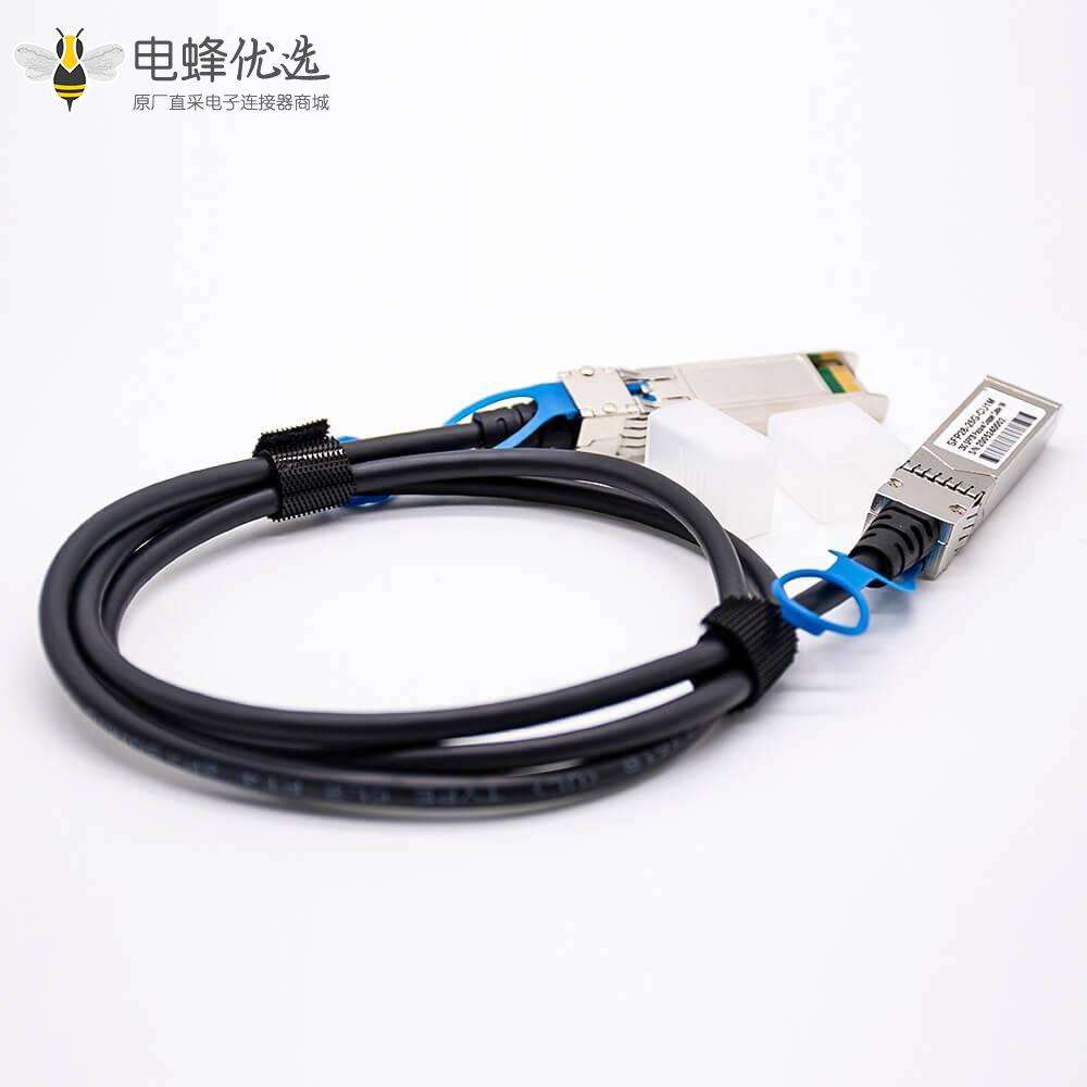 高速线缆连接器组件DAC无源铜缆1M SFP28转SFP28传输速率25Gbps