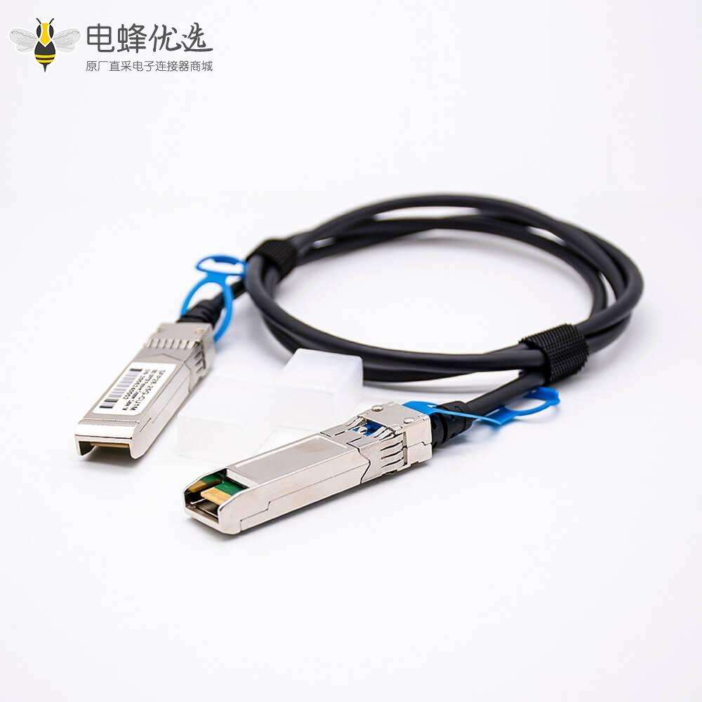 高速线缆连接器组件DAC无源铜缆1M SFP28转SFP28传输速率25Gbps