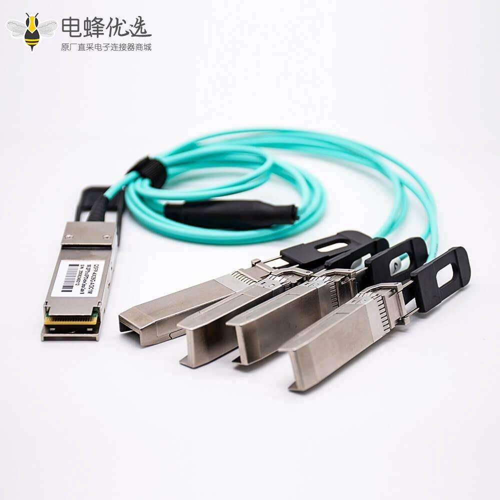 100GAOC有源光缆QSFP28转4xSFP28高速堆叠线缆