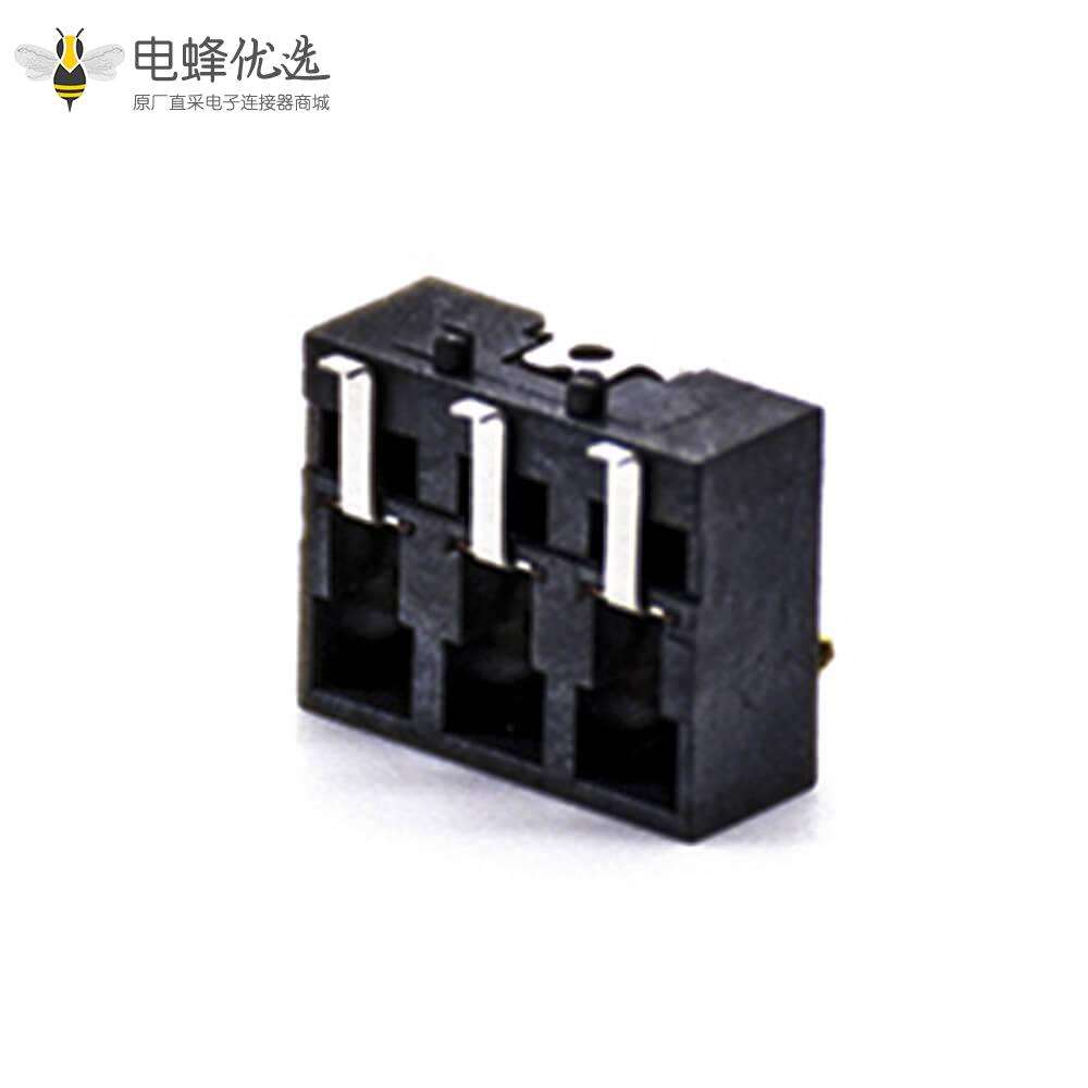 插件电池座接PCB板3.0间距3芯电池座连接器