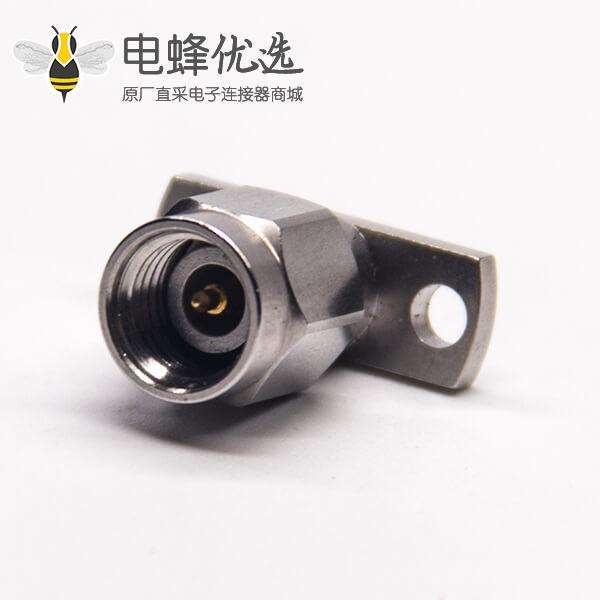 2.92mm微波带法兰2孔公头连接器