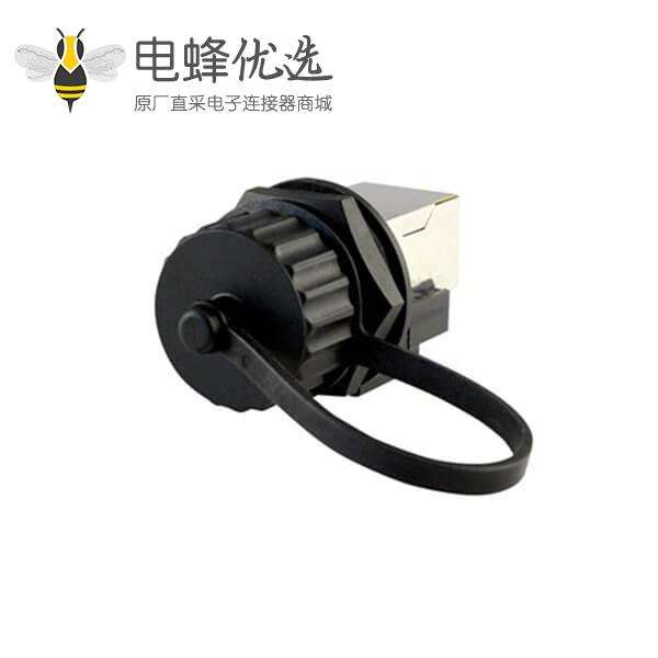 防水的RJ45面板安装连接器母头插座IP67