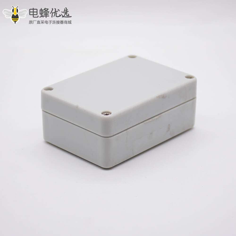 ABS防水接线盒矩形58×83×33螺丝固定塑料电源分线盒