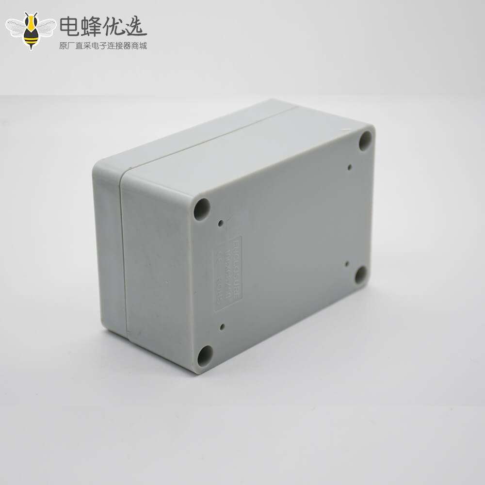 ABS塑料防水接线盒矩形100×68×50螺丝固定