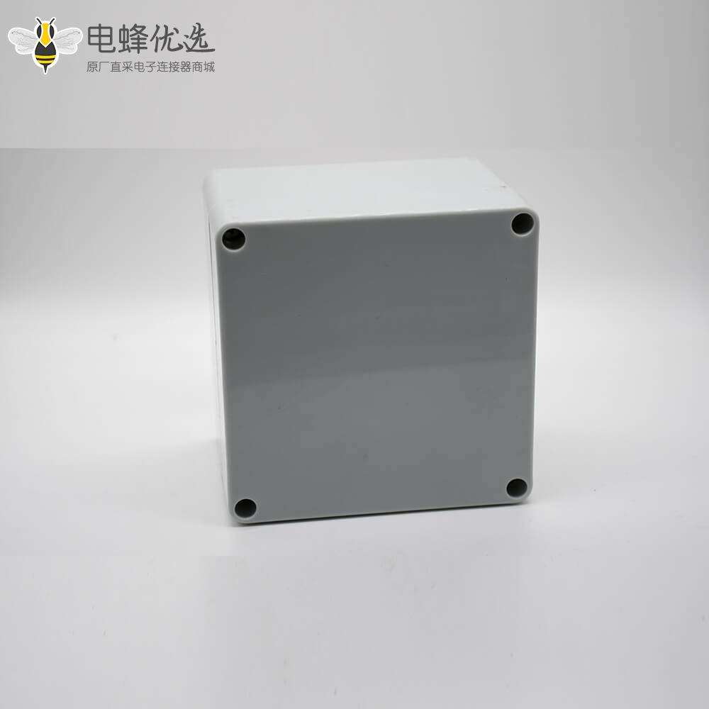 防水盒密封箱矩形120×120×90螺丝固定ABS塑料接线盒