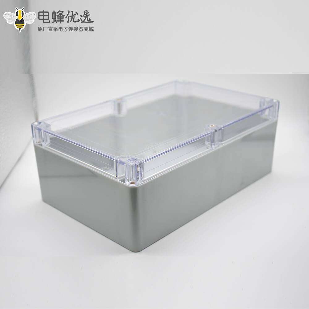 防水密封接线盒ABS塑料透明盖尺寸230×150×85螺丝固定
