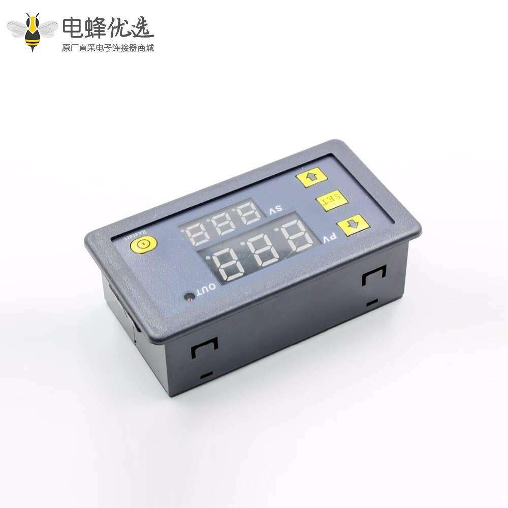 多功能延时继电器模块DC 12V/24V延时定时器双显示屏多功能