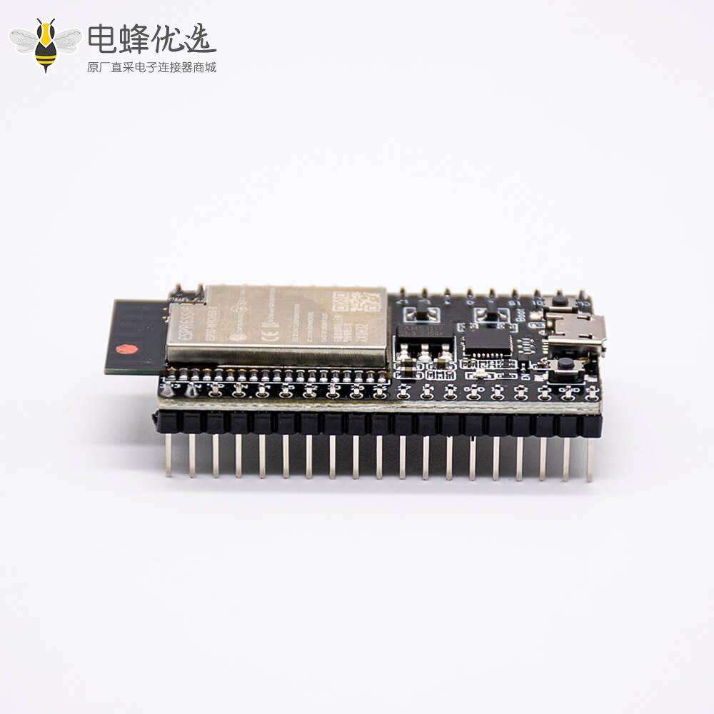 手机开发板可搭载WROOM-32D32U WROVER模块 ESP32-DevKitC开发板黑底板