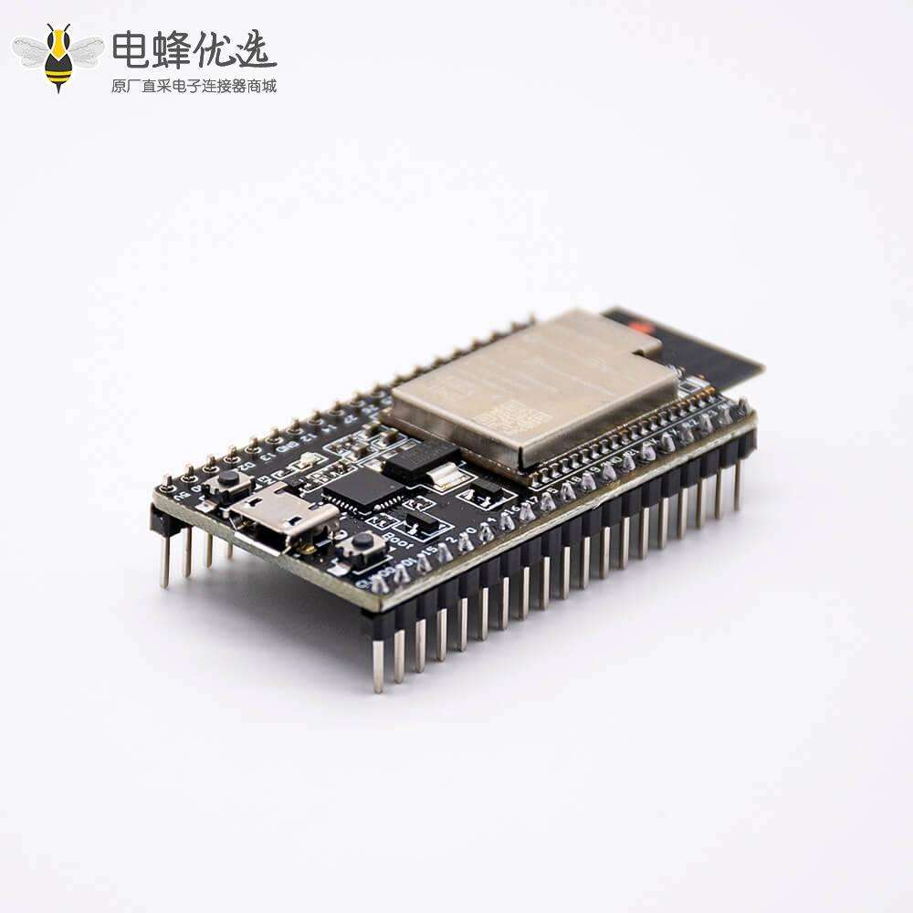 手机开发板可搭载WROOM-32D32U WROVER模块 ESP32-DevKitC开发板黑底板