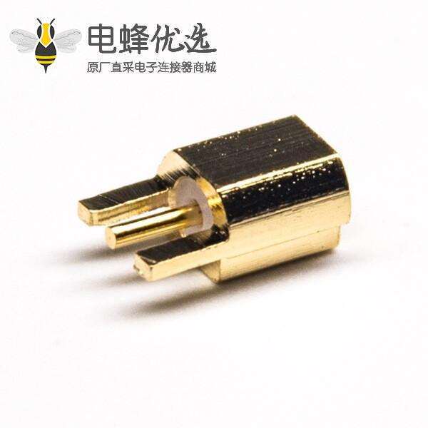 MMCX母头直式连接器沉板式接PCB板镀金