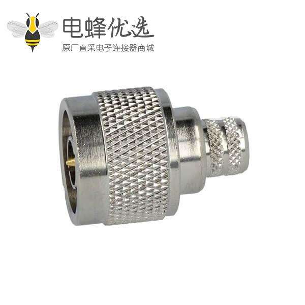 N公头直式50Ω压接连接器,用于连接电缆