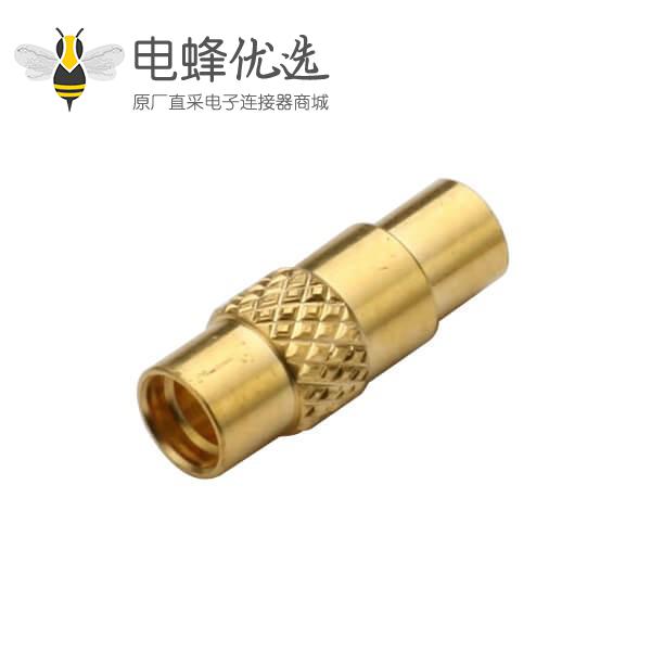 同轴线缆接头母头直式焊接式MMCX连接器 接线UT085