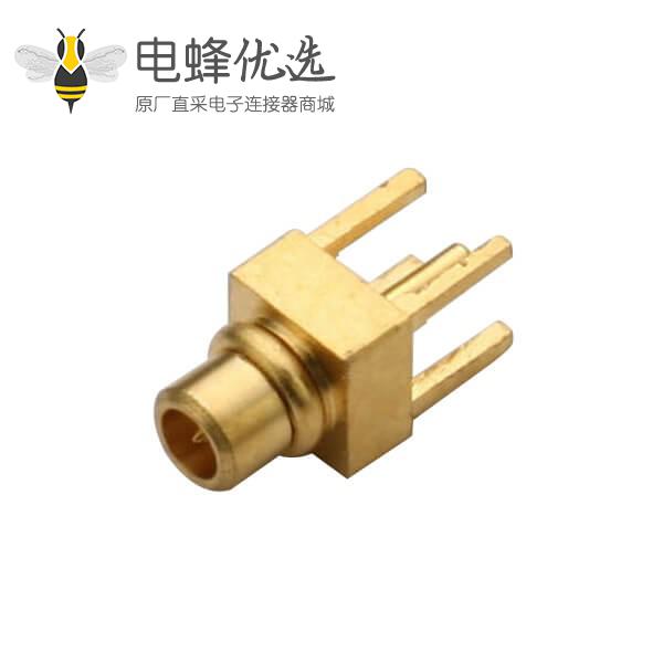 优质射频同轴连接器mmcx公头 直插式PCB板端