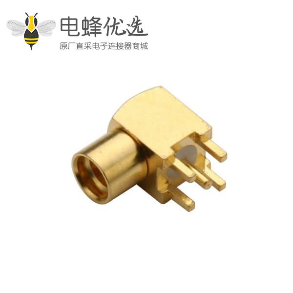 连接器 pcb板端 mmcx连接器弯插式母头