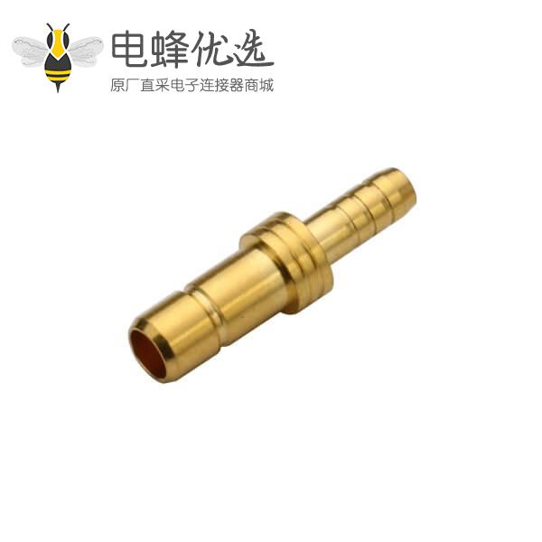 同轴线缆接头母头直式压接smb连接器