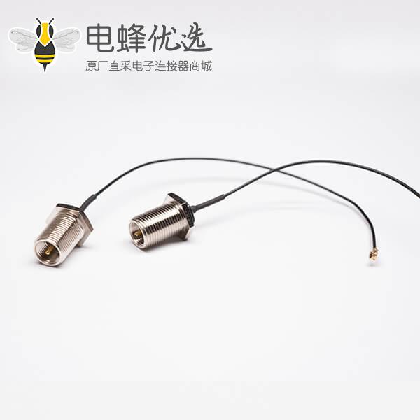 MHF连接器（IPEXⅠ）接黑色RF 1.13线材焊FME公头