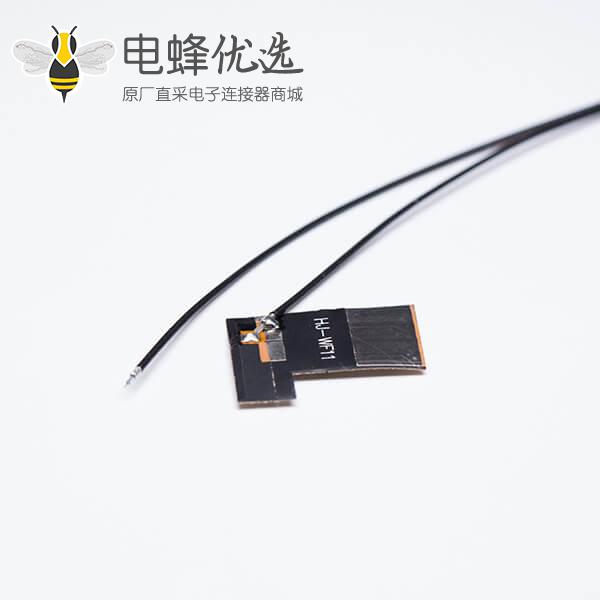 fpc wifi天线软板2.4G焊接黑色射频同轴线缆RF 1.13+TD