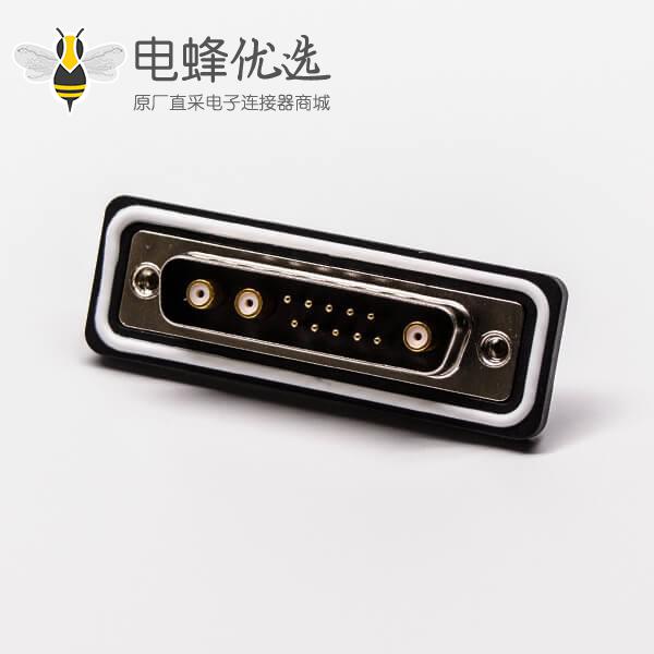 ip67 d-sub连接器公头直式车针同轴焊线