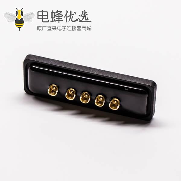 d sub焊线式连接器5w5母头直式接线焊接