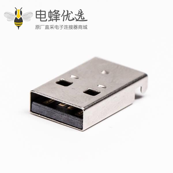 usb type a 公头90度SMT沉板接PCB板