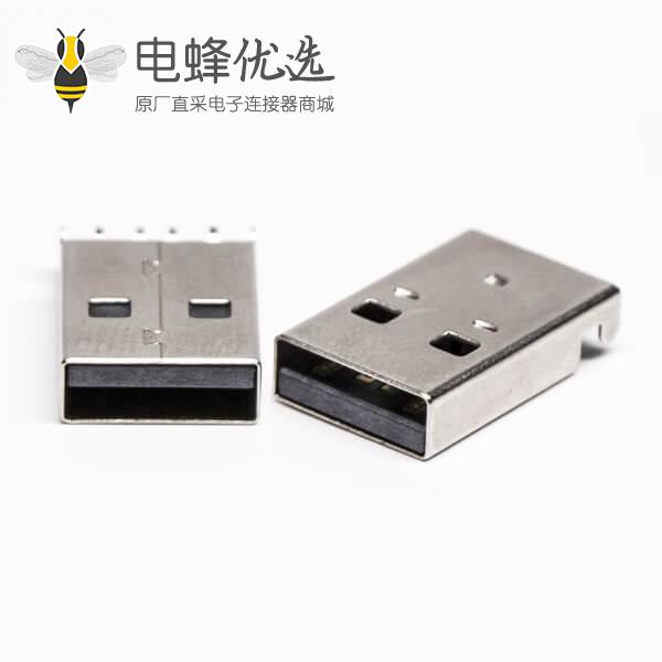 usb type a 公头90度SMT沉板接PCB板