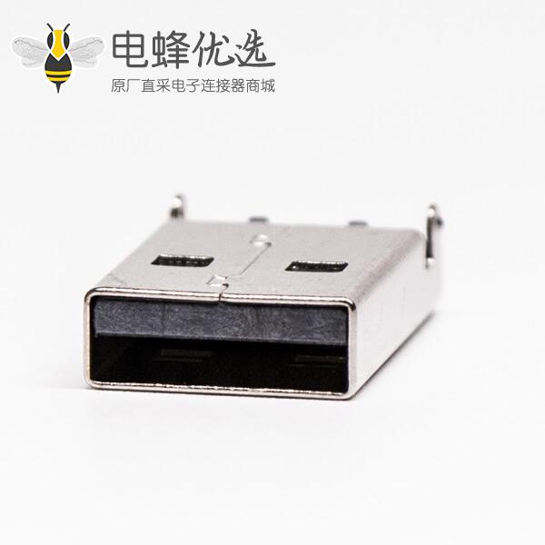 usb2.0沉板封装公头弯式SMT沉板两脚接板