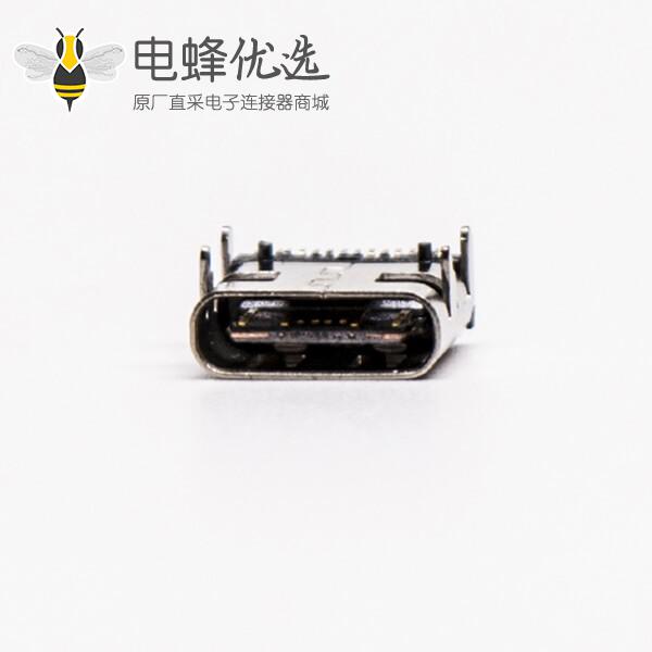 type c 贴板插板母头弯式USB3.0接PCB板