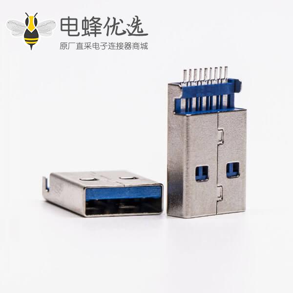 usb3.0 a公头直式沉板SMT接PCB板