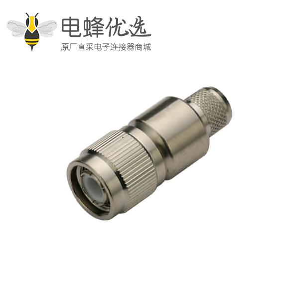 直式压接公头同轴线缆接线LMR400,RG8,213 tnc连接器